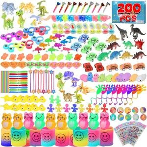 Dinosaur themed Party favor assortment - 200pcs